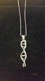 Sterling Silver DNA Celtic Knot Necklace - Handmade Irish Jewelry