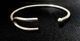 Sterling Silver Tuning Fork Bracelet - Handcrafted Music Cuff