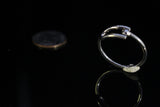 Tuning Fork Sterling Silver Ring: Sound Science Jewelry