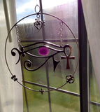 Sterling silver art mobile, What Time is it in Your Soul's Expression? Music themed art by Chester Allen, Collectible for home or office