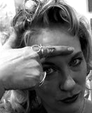 Silver Ankh ring, handcrafted by Chester Allen, coptic cross, Kemetic Egyptian jewelry, Divine feminine Statement jewelry, Mystic, Gothic