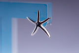 Silver Starfish earrings, gift for girlfriend,  ocean inspired jewelry, , infinite, Divine love, rebirth