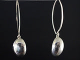 Handmade drop earrings,  Sterling silver,  unique tailored  design, classy gift for her