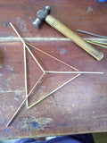 Metal Merkaba Mobile: Sacred Geometry Art, Yoga Decor