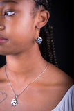 Sterling Silver 45 RPM Adapter Necklace: Retro Music Pendant