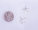 Silver Starfish earrings, gift for girlfriend,  ocean inspired jewelry, , infinite, Divine love, rebirth