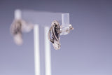Flip Flop stud earring, sterling silver, handmade minimalist Summer jewelry