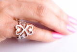Nyame Dya Ring silver handmade adinkra jewelry