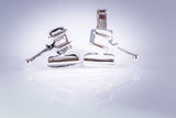 Sterling Silver Gavel Cufflinks: Handmade Law Student Gift