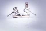Sterling Silver Gavel Cuff Links and Pendant: Handmade Law Student Gift