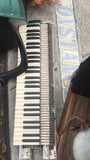 Piano necklace, unique Pendant, from recycled piano keys, New Orleans. Jazz, music inspired, Chester Allen original jewelry art