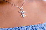 Registered Nurse Pin: Silver Caduceus RN Medical Jewelry