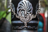 Africa Sankofa bird pendant, handmade in Sterling silver   remembering to honor elders and ancestors of The motherland, African Diaspora Day