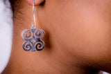 Sterling Silver Adinkra Dwennimmen Pendant: Ghanaian Rams Horn Necklace, Aries birthday gift