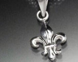 Fleur de lis stud Earrings , sterling silver, NOLA handmade Jewelry Louisiana, Louisville, Christmas Gift Louisiana State symbol
