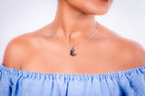 Stethoscope necklace, Sterling silver pendant for medical student or professional, Mothers Day Gift