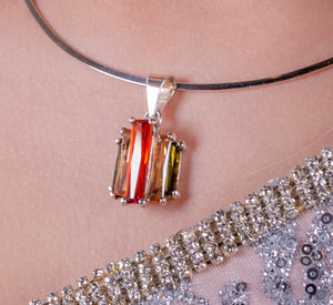 New Orleans lovers jewelry, Neutral Ground is Higher Ground,  Sterling Silver Necklace Moi Magazine