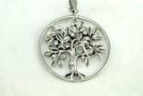 Handmade Sterling Silver Tree of Life Ring, Gold Overlay