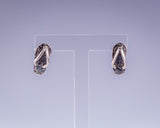 Flip Flop stud earring, sterling silver, handmade minimalist Summer jewelry