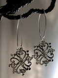 Music heart, lovers earrings