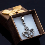 Handmade Sterling Silver Fleur de Lis Necklace Set - New Orleans Artist