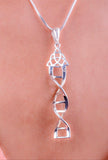 Unique Necklace gift, tree of life necklace, African and Celtic symbols in unique silver pendant,heart sankofa, Triquetra