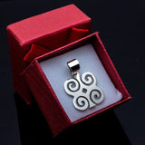 Sterling Silver Adinkra Stud Earrings: Ghanaian Rams Horn Symbol, Aries birthday present