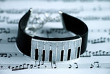 Gift for Pianist, Piano key bracelet