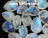 Moonstone & Rose Quartz Sterling Silver Pendant: Healing Gemstone Jewelry