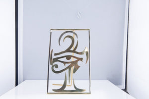 Wall Metal Art, Egyptian, Ankh, Kemetic, Eye of Horus, Table top art, Metaphysical, Divine Feminine energy, Art collectibles