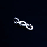 Infinity stud earrings