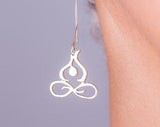 Yoga gift, om ring, meditation jewelry, Hindu symbol, aum symbol, call to the universe, seed mantra, connects to 7th or crown chakra