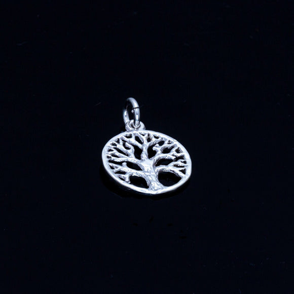 Tree of Life charm, sterling silver pendant, Hanukkah gift