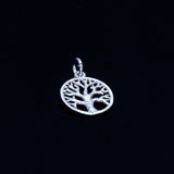 Tree of Life charm, sterling silver pendant, Hanukkah gift