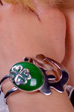 Statement Bracelet, Special Jade gift for her, adinkra symbol, jewelry gift for him