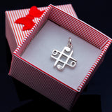 Unique Music stud earrings, sterling silver, graduation gift, hashtag symbol, breast cancer survivor, and the beat goes on,
