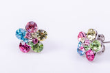 Sparkly crystal stud earrings
