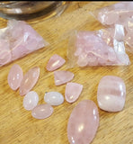 Moonstone & Rose Quartz Sterling Silver Pendant: Healing Gemstone Jewelry