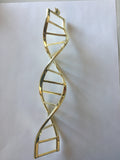 DNA Art Mobile with Trumpet Brass Handcrafted Science Double Helix  Art by Chester Allen