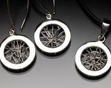 Handmade necklace, gift for healing and finding balance, New Orleans jewelry, Chester Allen, Series, Storm within Pendant