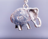 Unique Elephant Star of David pendant, sterling silver Jewish necklace, Gift for Hanukkah, purim