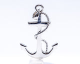Sterling Silver Anchor Pendant Necklace: Nautical Jewelry Gift