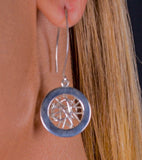 Silver Necklace & Earring Set, meaningful gift for her, present for someone going thru challenges, jewelry for finding balance