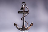 Anchor necklace, sterling silver necklace,