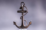 Sterling Silver Anchor Pendant Necklace: Nautical Jewelry Gift