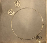 Sterling Silver Adinkra Love Earrings and Charm Set: Odo Nnyew Fie Kwan