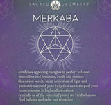 Shana tova, Merkaba earring, sacred geometry jewelry