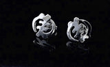 Handmade Gye Nyame Post Earrings: Adinkra Symbol, Afrocentric Jewelry