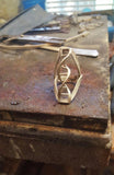 Sterling Silver DNA Choker: Science Jewelry Gift