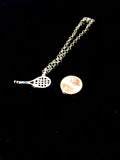 Best gift for tennis lovers, tennis racquet bracelet, sporty jewelry for women, tennis birthday gift